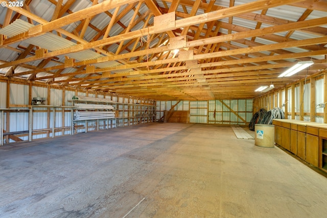 view of stable