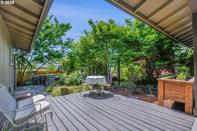 180 NW 107th Ave, Portland, OR 97229 - view of wooden terrace
