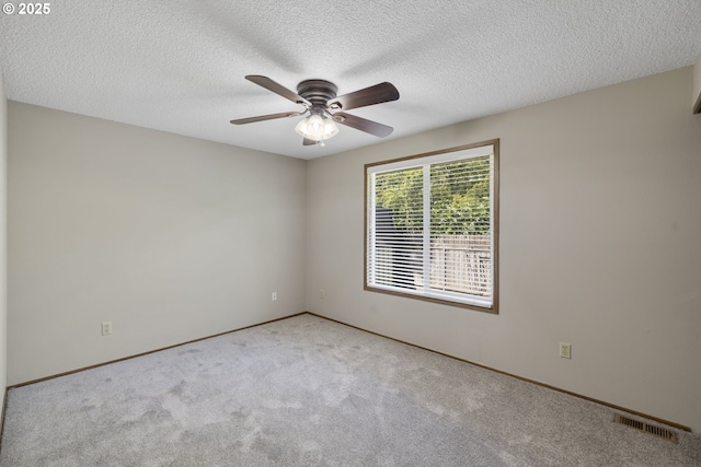 9115 NE Meadowbrook Cir, Vancouver, WA 98664 - carpeted spare room with a ceiling fan and a textured ceiling