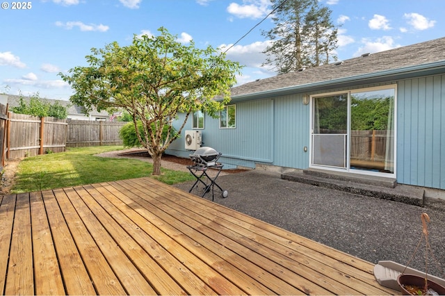 11144 NE Knott St, Portland, OR 97220 - wooden deck featuring a fenced backyard and a patio