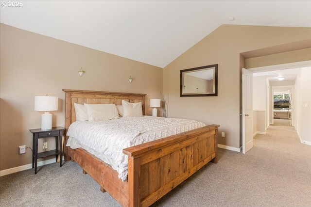 9050 SW 161st Ave, Beaverton, OR 97007 - bedroom with vaulted ceiling and light colored carpet