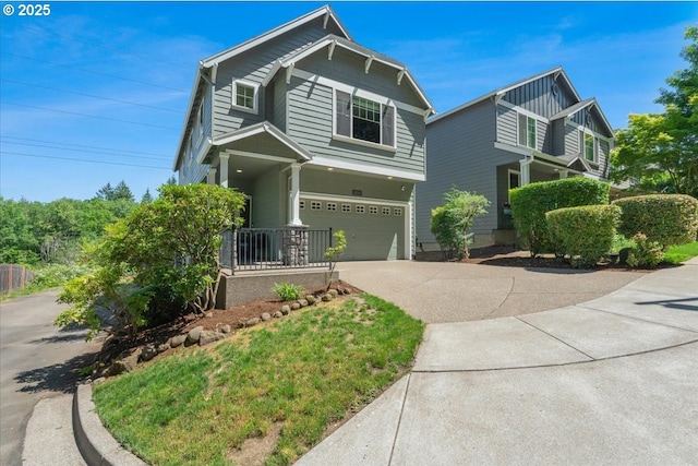 9050 SW 161st Ave, Beaverton, OR 97007 - craftsman-style home with driveway and a garage