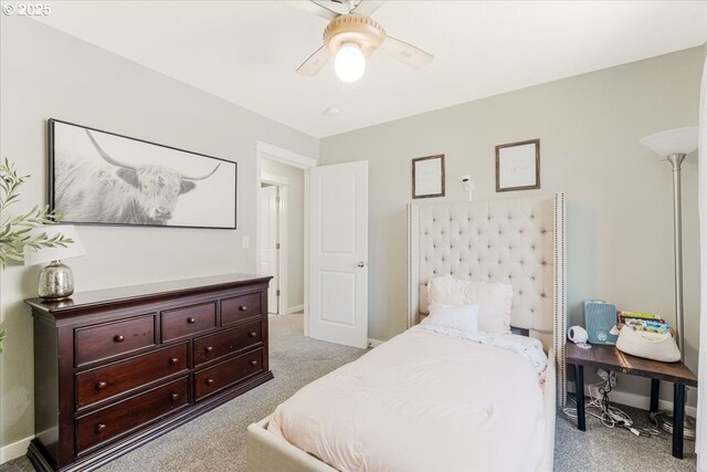 9050 SW 161st Ave, Beaverton, OR 97007 - bedroom with carpet, a closet, and ceiling fan