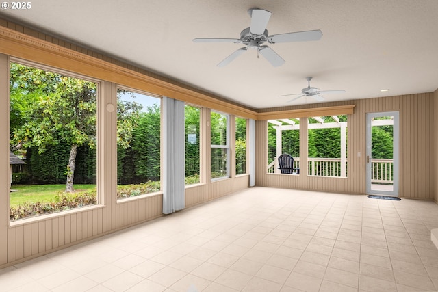 23705 SW Everest Ct, Sherwood, OR 97140 - unfurnished sunroom with ceiling fan