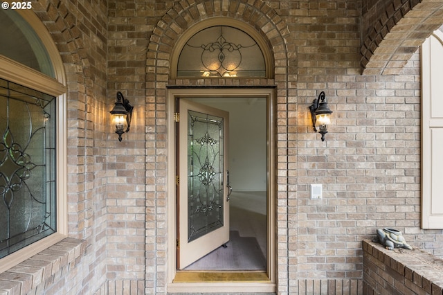 23705 SW Everest Ct, Sherwood, OR 97140 - view of exterior entry featuring brick siding and covered porch