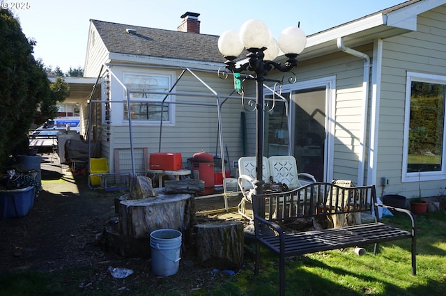 view of rear view of property