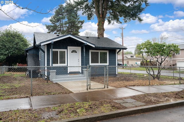 view of bungalow-style house