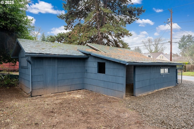 view of side of home