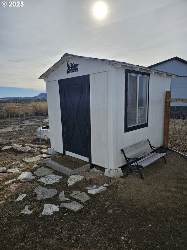 view of outbuilding