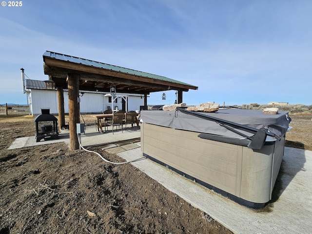 exterior space with a patio area