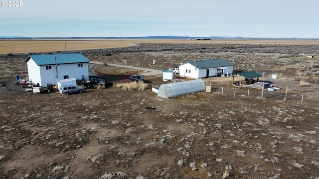 drone / aerial view featuring a rural view