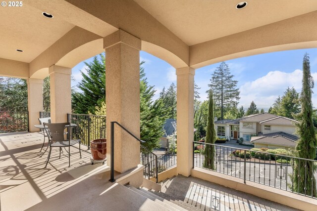 370 NW 81st Pl, Portland, OR 97229 - view of patio / terrace featuring a balcony
