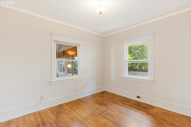 1824 NE 52nd Ave, Portland, OR 97213 - spare room with crown molding and wood finished floors