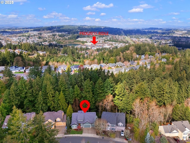 13581 SW Essex Dr, Portland, OR 97223 - view of property location with nearby suburban area and a forest