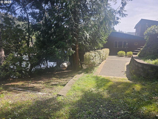 70202 Potato Bottom Rd, Lakeside, OR 97449 - view of yard