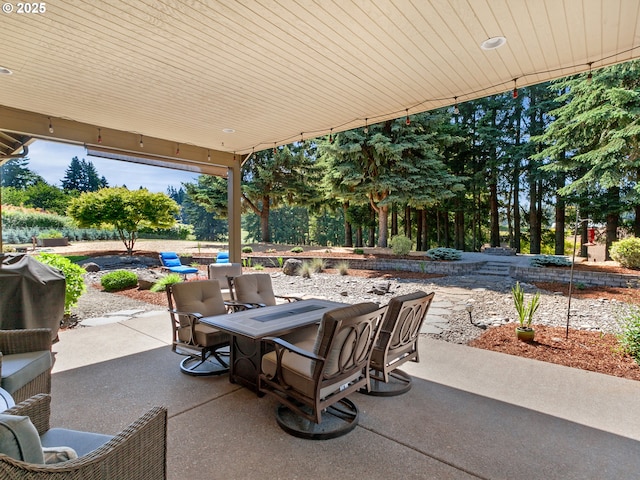 36280 SE Hauglum Rd, Boring, OR 97009 - view of patio / terrace featuring a grill