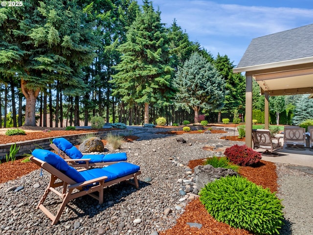 36280 SE Hauglum Rd, Boring, OR 97009 - view of yard with view of wooded area