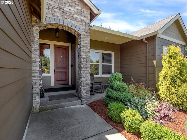 36280 SE Hauglum Rd, Boring, OR 97009 - entrance to property featuring stone siding