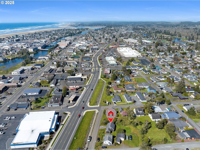925 S Irvine Pl, Seaside, OR 97138 - view of property location with a large body of water and nearby suburban area