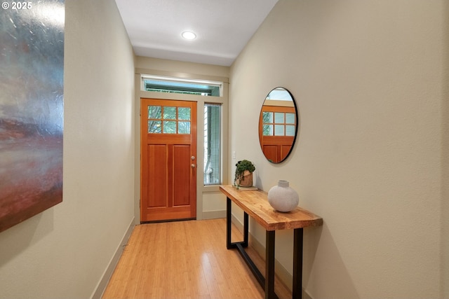9400 SW 153rd Ave, Beaverton, OR 97007 - foyer entrance featuring light wood-type flooring and recessed lighting