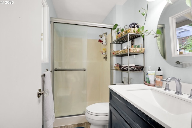 3580 Wilshire Ln, Eugene, OR 97405 - full bathroom featuring a stall shower and vanity