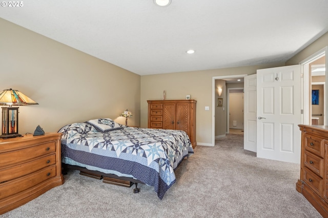 515 SW Colony Dr, Portland, OR 97219 - carpeted bedroom featuring recessed lighting