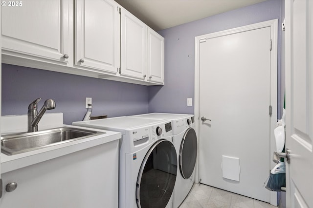 515 SW Colony Dr, Portland, OR 97219 - washroom with cabinet space and washing machine and dryer