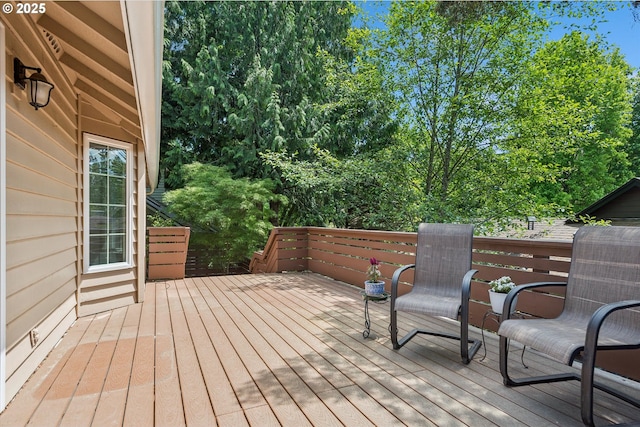 515 SW Colony Dr, Portland, OR 97219 - view of wooden deck