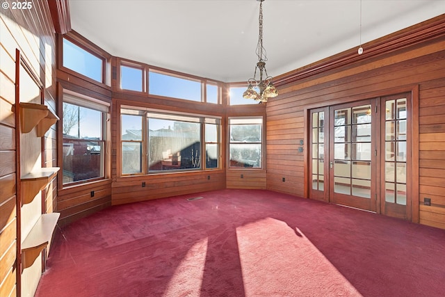 155 N 6th Ave, Elgin, OR 97827 - unfurnished sunroom featuring french doors