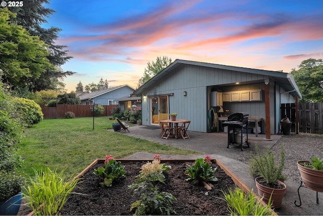 17616 SW Ivy Glenn Dr, Beaverton, OR 97007 - back of house with a patio and a fenced backyard