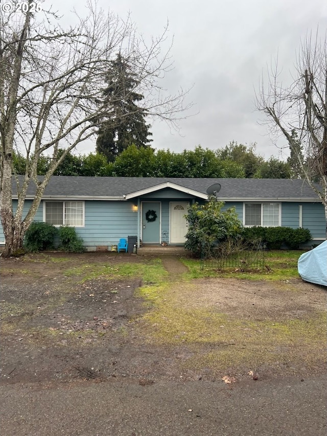 view of ranch-style house