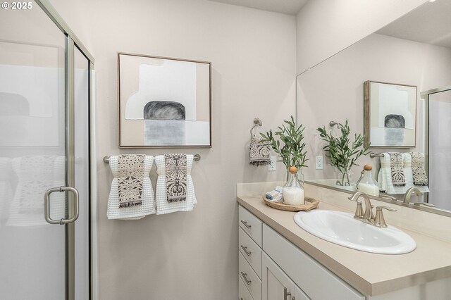11331 NW Main St, North Plains, OR 97133 - bathroom featuring vanity and a stall shower