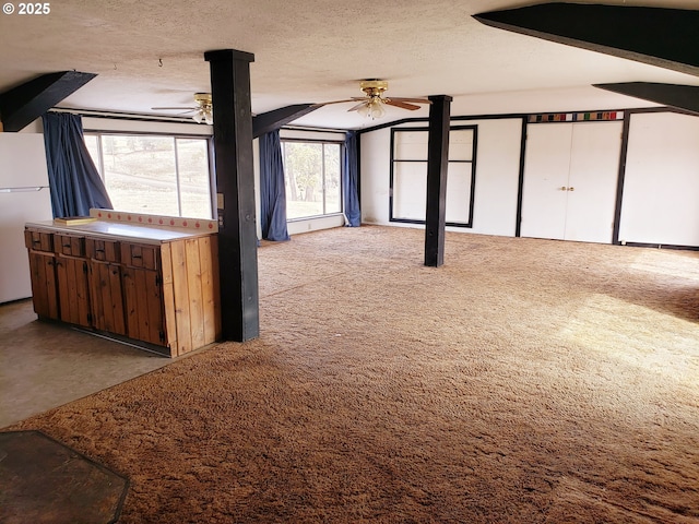 72584 Yarrington Rd, Elgin, OR 97827 - bonus room featuring a ceiling fan and a textured ceiling