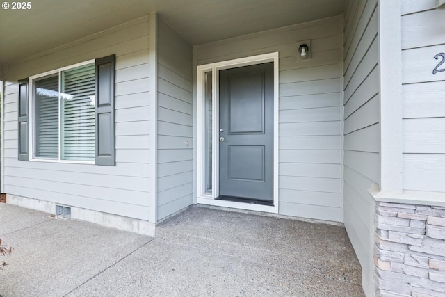 view of entrance to property