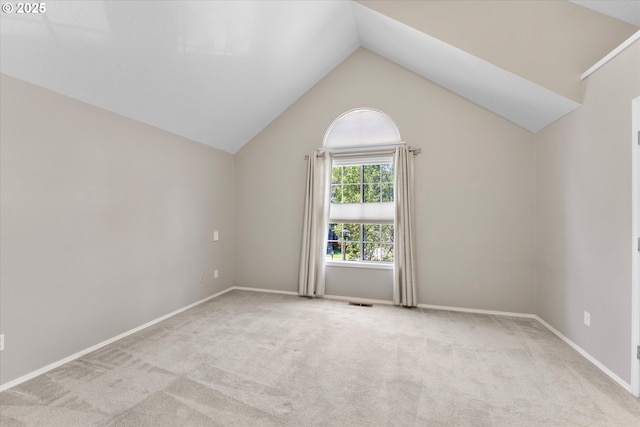 20198 SW Tillamook Ct, Tualatin, OR 97062 - unfurnished room featuring carpet and vaulted ceiling