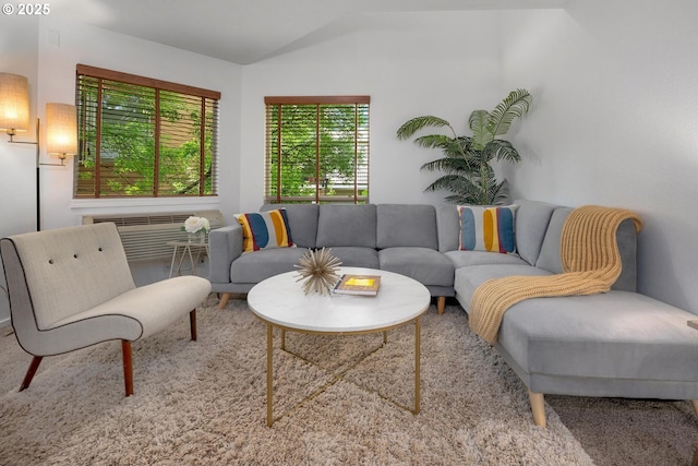 1535 SW Clay St Unit 238, Portland, OR 97201 - living area with vaulted ceiling