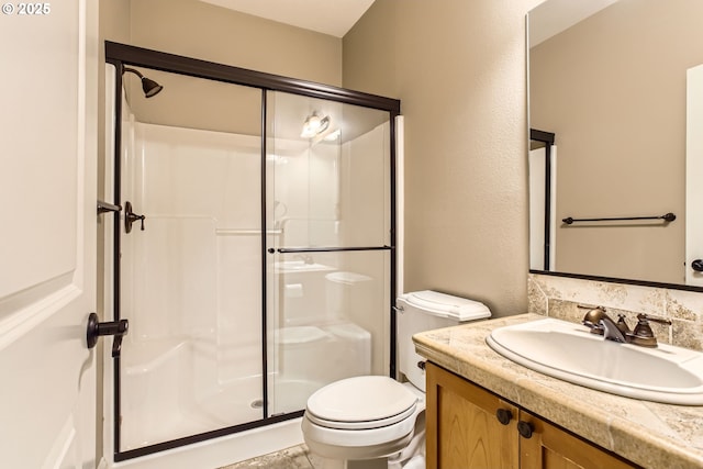 14702 SE Badger Creek Rd, Happy Valley, OR 97086 - bathroom featuring a stall shower and vanity