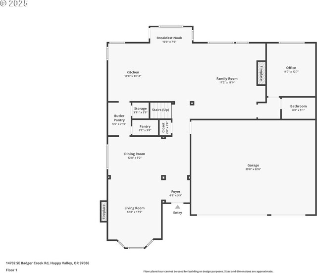 14702 SE Badger Creek Rd, Happy Valley, OR 97086 - view of property floor plan