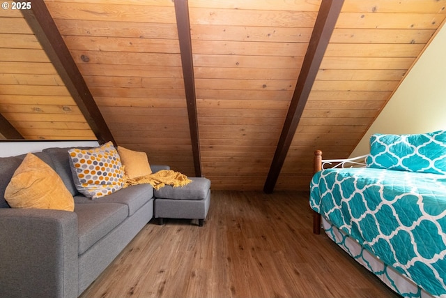 1896 W Park Dr, Florence, OR 97439 - bedroom with wood ceiling and wood finished floors