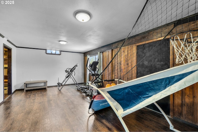 204 Adam Dr, Canyon City, OR 97820 - exercise area featuring wood finished floors
