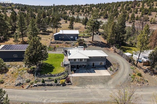 204 Adam Dr, Canyon City, OR 97820 - view of subject property with a heavily wooded area