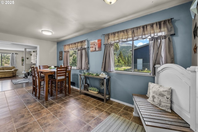 204 Adam Dr, Canyon City, OR 97820 - tiled dining area with healthy amount of natural light and baseboards