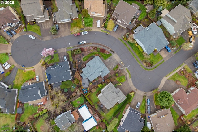 birds eye view of property featuring a residential view