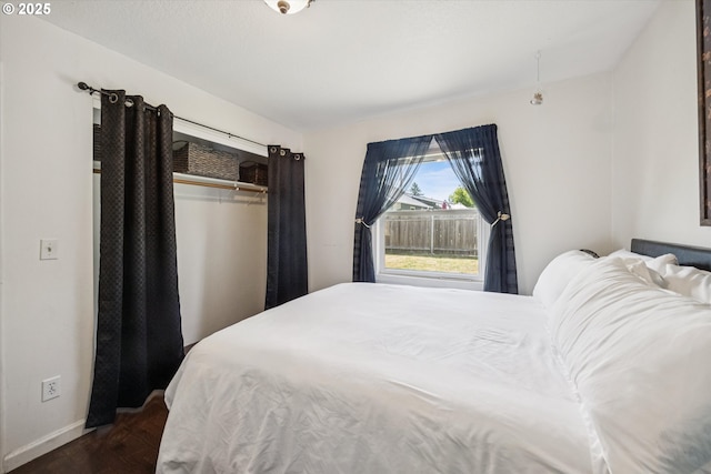 1903 SE 158th Ave, Portland, OR 97233 - bedroom with dark wood finished floors and a closet