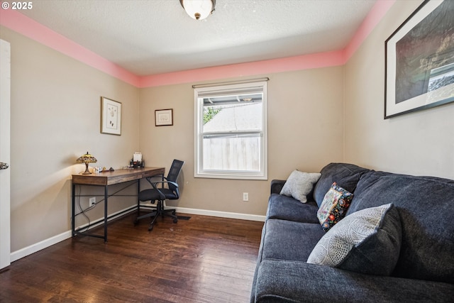 1903 SE 158th Ave, Portland, OR 97233 - office area featuring wood finished floors and baseboards