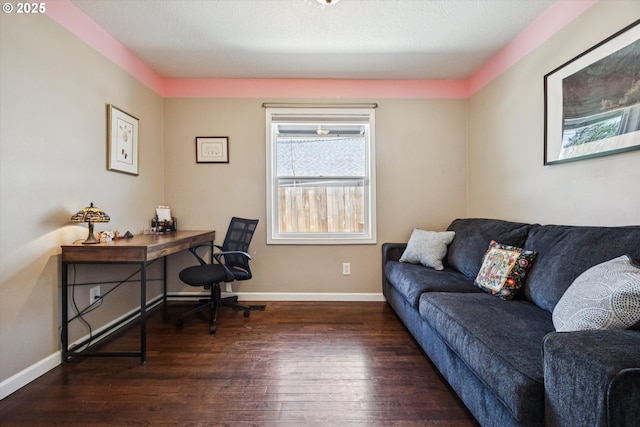 1903 SE 158th Ave, Portland, OR 97233 - office with wood-type flooring and baseboards