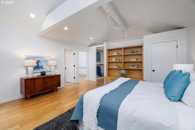 2010 S Palatine Hill Rd, Portland, OR 97219 - bedroom featuring wood finished floors, baseboards, and recessed lighting