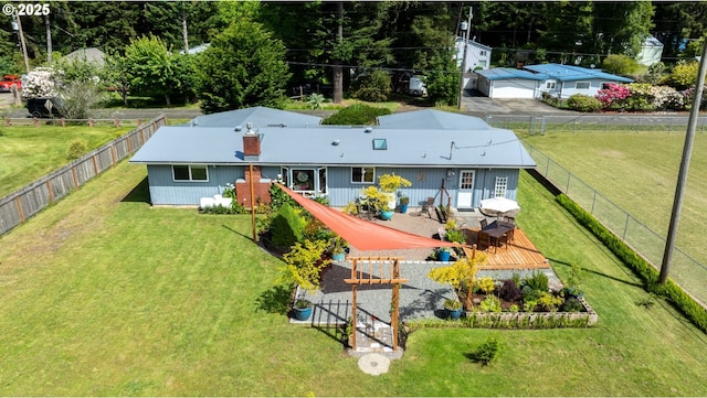 90726 Sanddollar Ln, Coos Bay, OR 97420 - rear view of property featuring a wooden deck