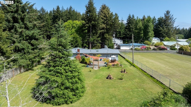 90726 Sanddollar Ln, Coos Bay, OR 97420 - aerial view of property and surrounding area