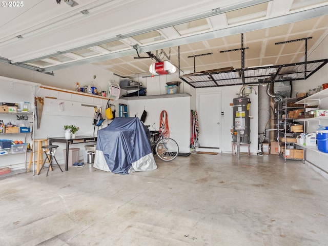 5417 N St, Washougal, WA 98671 - garage with secured water heater and a garage door opener